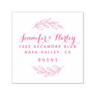 Stylish Couple's Names | Round Botanical Address