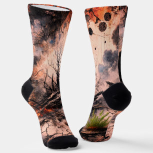 Stylish Crew Socks for Women – Unique Design