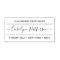 Stylish Custom Name & Address Self Inking Stamp