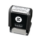 Stylish Custom Name & Address Self Inking Stamp