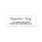 Stylish Custom Name & Address Self Inking Stamp
