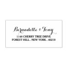 Stylish Custom Name & Address Self Inking Stamp