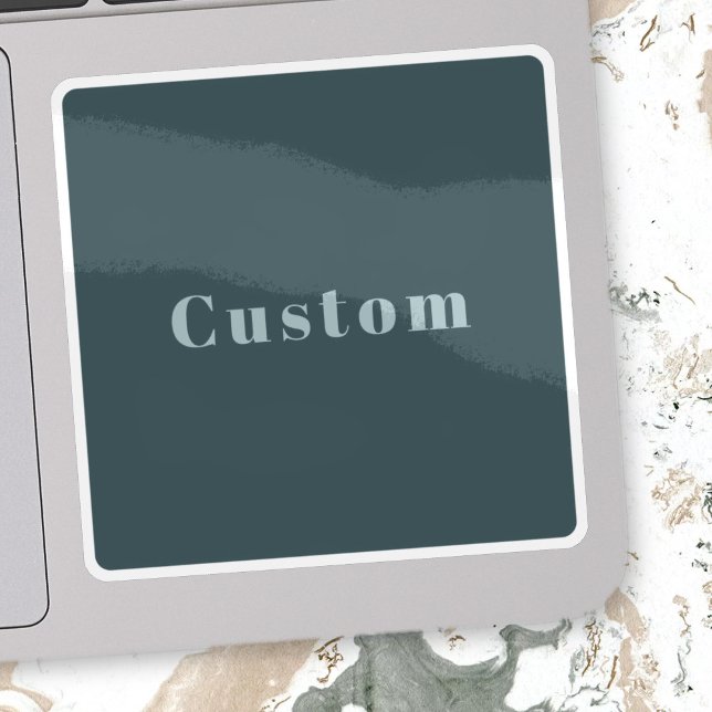 Stylish Custom Name or other Text | Blue Grey (Creator Uploaded)