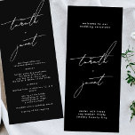 Stylish Custom Names Wedding Ceremony Program<br><div class="desc">*Part of a collection

Stylish Custom Names Wedding Ceremony Program</div>