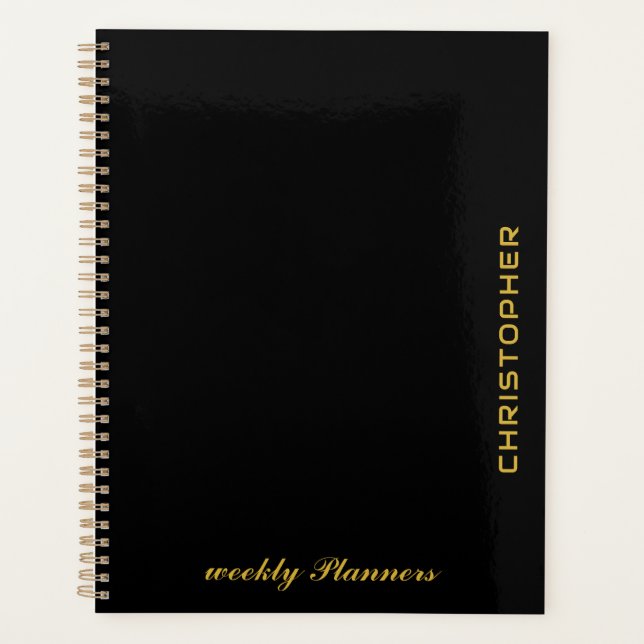 Stylish Custom Text Planner Customizable for You (Front)