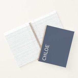 Stylish Customisable Personalised Name Gift Notebook