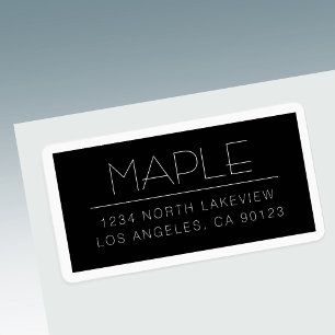 Stylish Customisable Text w/Border Label
