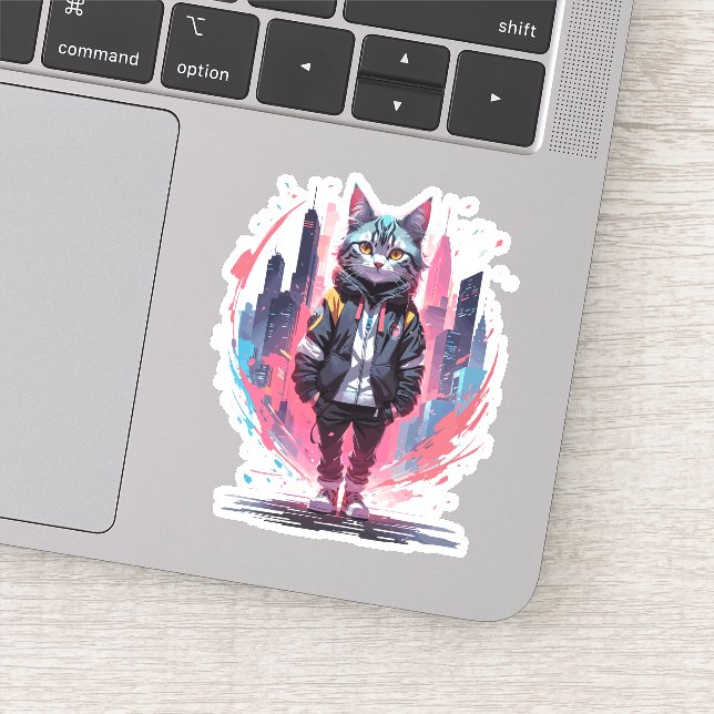 Stylish Cute Cat Design (Detail)