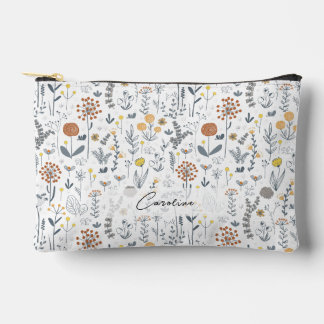 Stylish Cute Floral School Pencil Case Accessory Pouch
