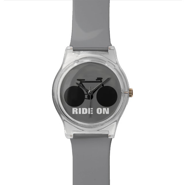 stylish cycling ride on watch (Close Up)