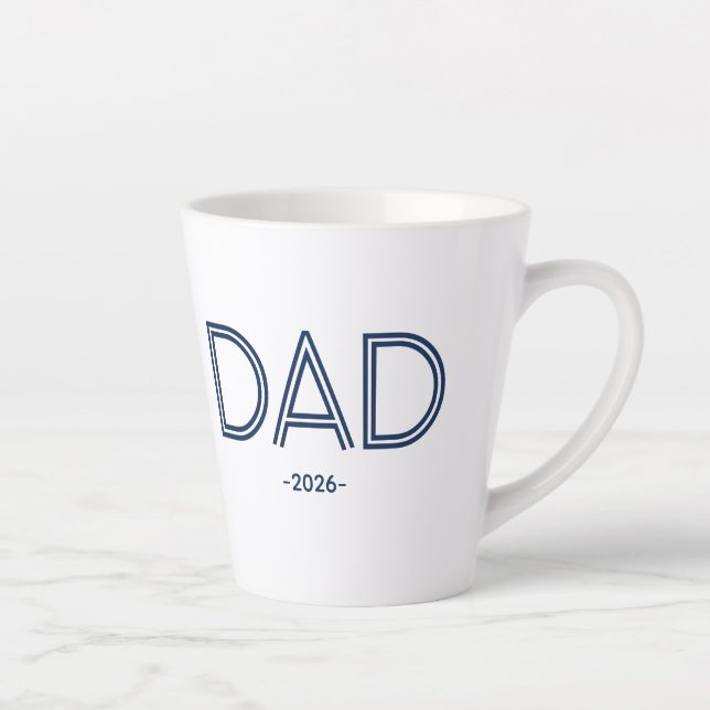 Stylish Dad with Custom Year Coffee Mug (Right)