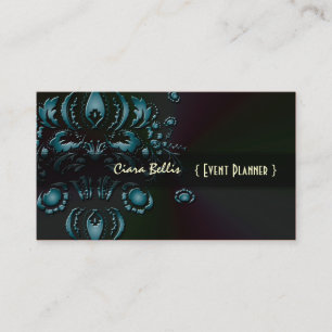 Stylish damask, business cards