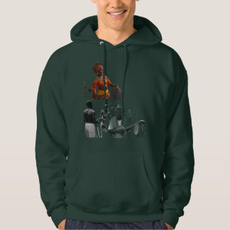 "Stylish Dark Green T-Shirt Hoodie - Comfortable 
