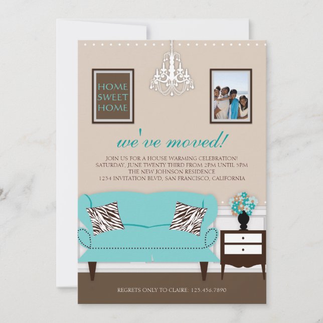 Stylish Decor Housewarming Invite (Front)