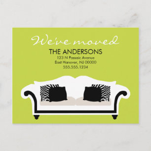 Stylish Decor Moving Announcements