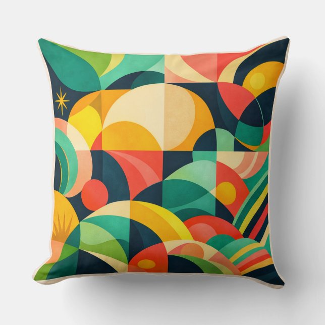Stylish Decorative Throw Pillow | Modern & Cosy Ho (Front)
