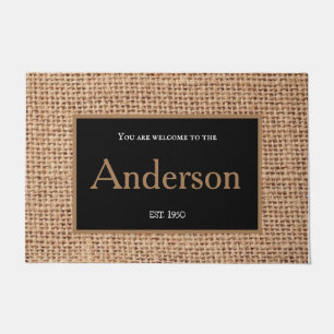Stylish design for modern home cosy country family doormat