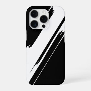 Stylish Design in Black and White iPhone 16 Pro Case