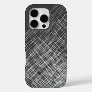 Stylish Design on Dark Grey iPhone 16 Pro Case
