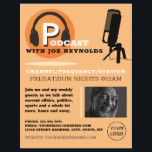Stylish Design, Podcaster, Podcast Advertising Flyer<br><div class="desc">Stylish Design,  Podcaster,  Podcast Advertising Flyer by The Business Card Store.</div>