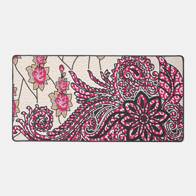 Stylish Desk Mat 31.5 x 15.5 | Home Office (Front)