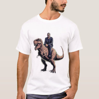 Stylish Dino Rider T-Shirt