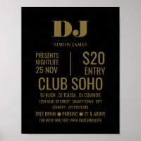 Stylish DJ, Club Event Advertising