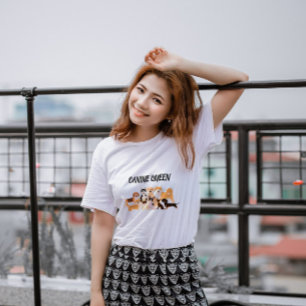 Stylish Dog Mom T-Shirt