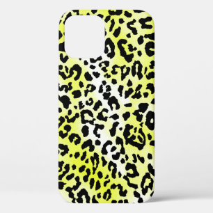 stylish dress pattern design with leopard skin eff iPhone 12 case