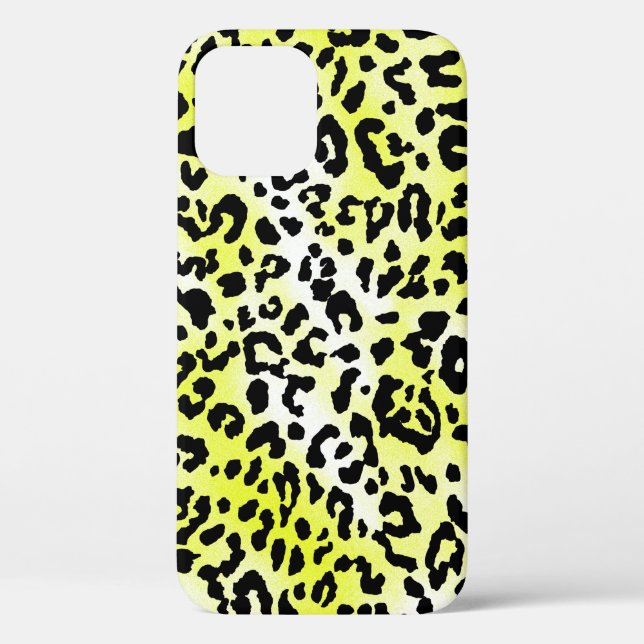 stylish dress pattern design with leopard skin eff Case-Mate iPhone case (Back)