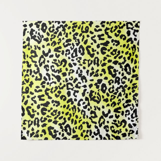 stylish dress pattern design with leopard skin eff tapestry (Front)