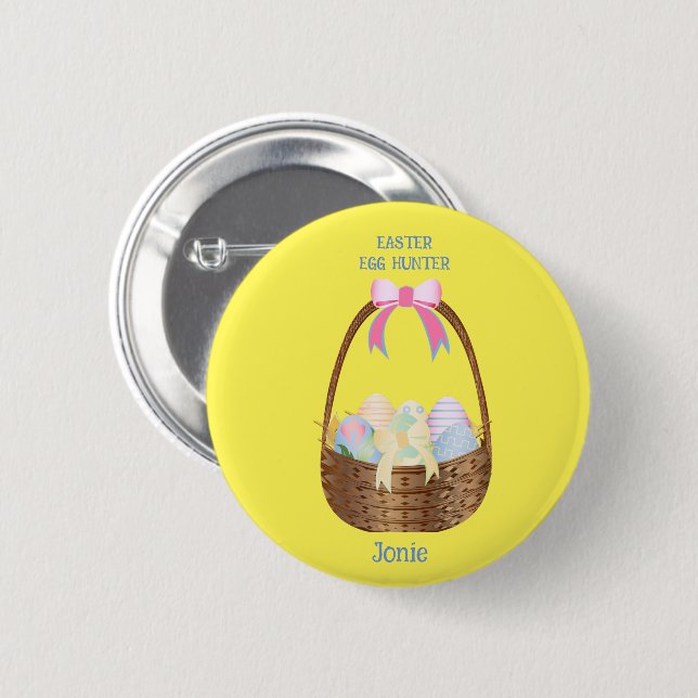 Stylish Easter Bliss 6 Cm Round Badge (Front & Back)
