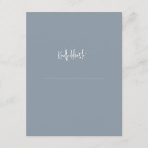 Stylish Elegant Modern Custom Name Enclosure Card