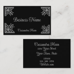 Stylish, Elegant Vintage Business Card
