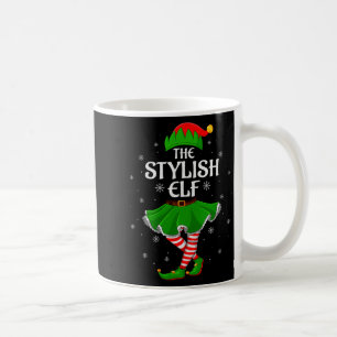 Stylish Elf Christmas Family Girls Women Elf Squad Coffee Mug