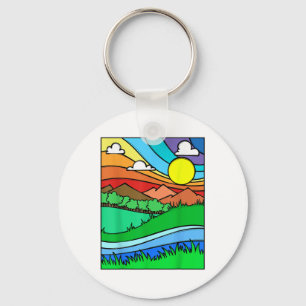 Stylish Environment Nature Climate Protection Rain Key Ring
