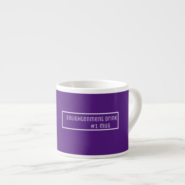 Stylish Espresso Coffee Enlightenment Drink Mug #1 (Front Right)