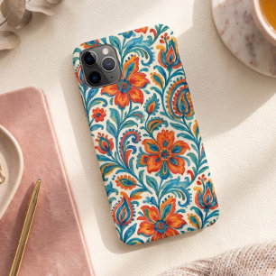 Stylish Ethnic Colourful Paisley Floral Art Patter iPhone 11 Pro Max Case