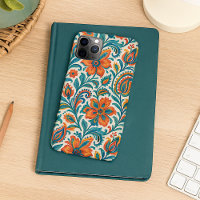 Stylish Ethnic Colourful Paisley Floral Art Patter