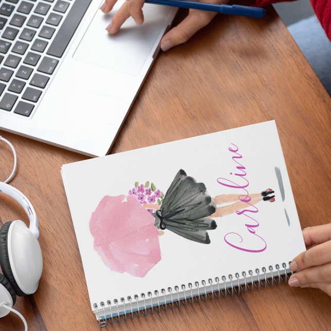 Stylish Fashion Little Black Dress Woman Journal (Creator Uploaded)