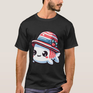 Stylish Fish with Hat T-Shirt
