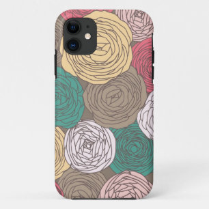Stylish floral pattern. Bright floral iPhone 11 Case