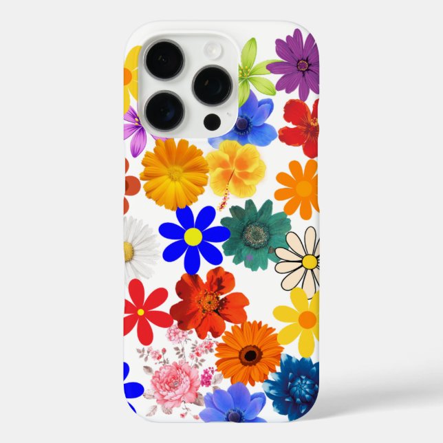 Stylish Floral Phone Case | Modern, Durable Design (Back)