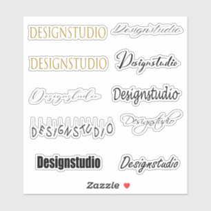 Stylish Font Name Sticker
