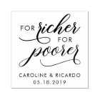 Stylish For Richer For Poorer Typography Wedding