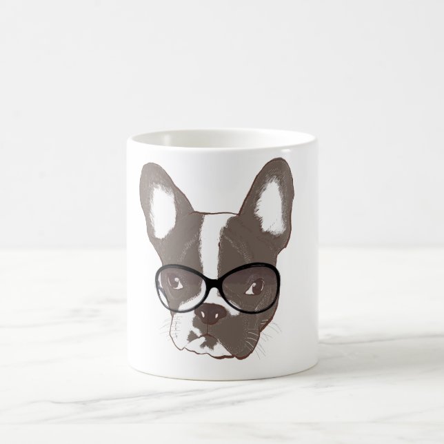 Stylish french bulldog coffee mug (Center)