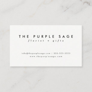 Stylish Fresh Botanical Business Cards