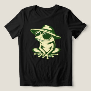 Stylish Frog Women’s Minimalist Nature T‑Shirt Tri-Blend Shirt