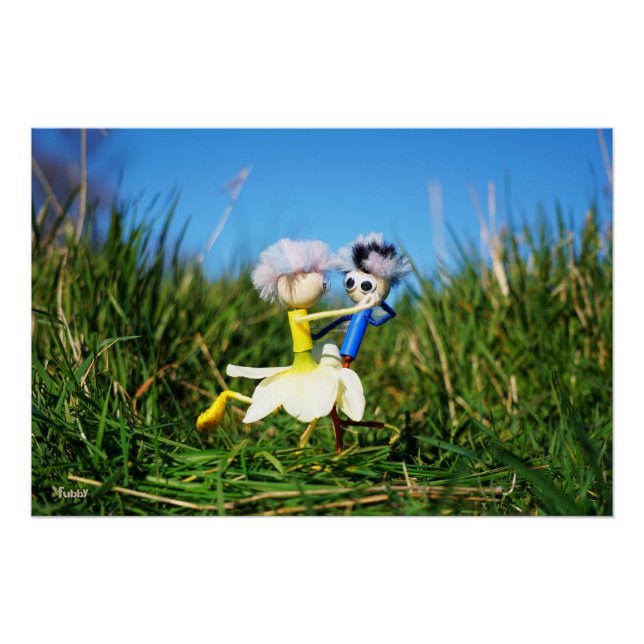 Stylish Fubby's in Narcissen's dress. Poster (Front)