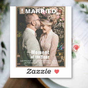 Stylish Fun Add Photo Custom-Cut Vinyl Sticker